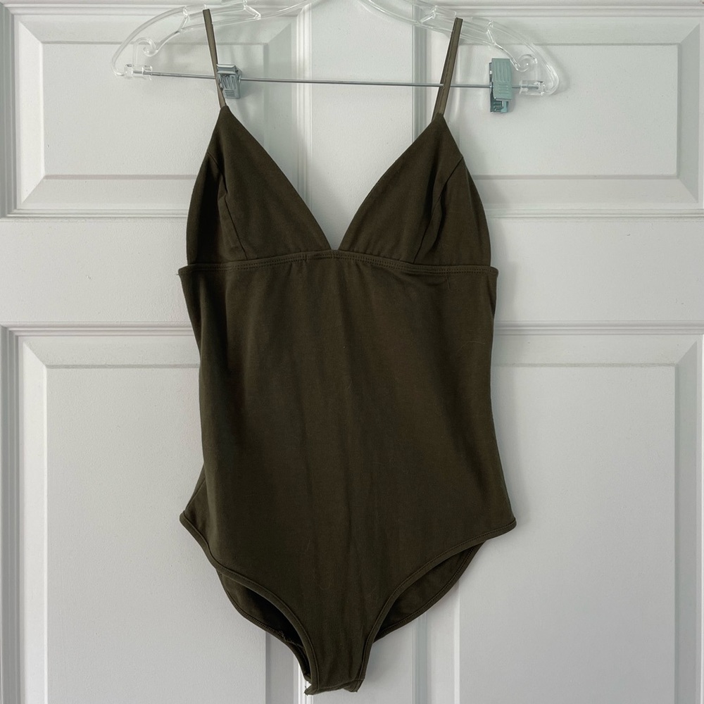 Olive Green Bodysuit